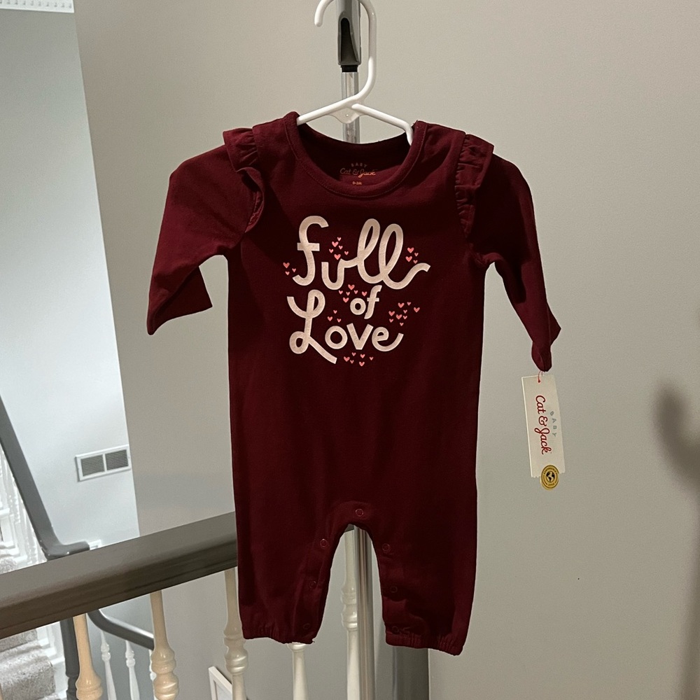 NWT Full of Love Romper